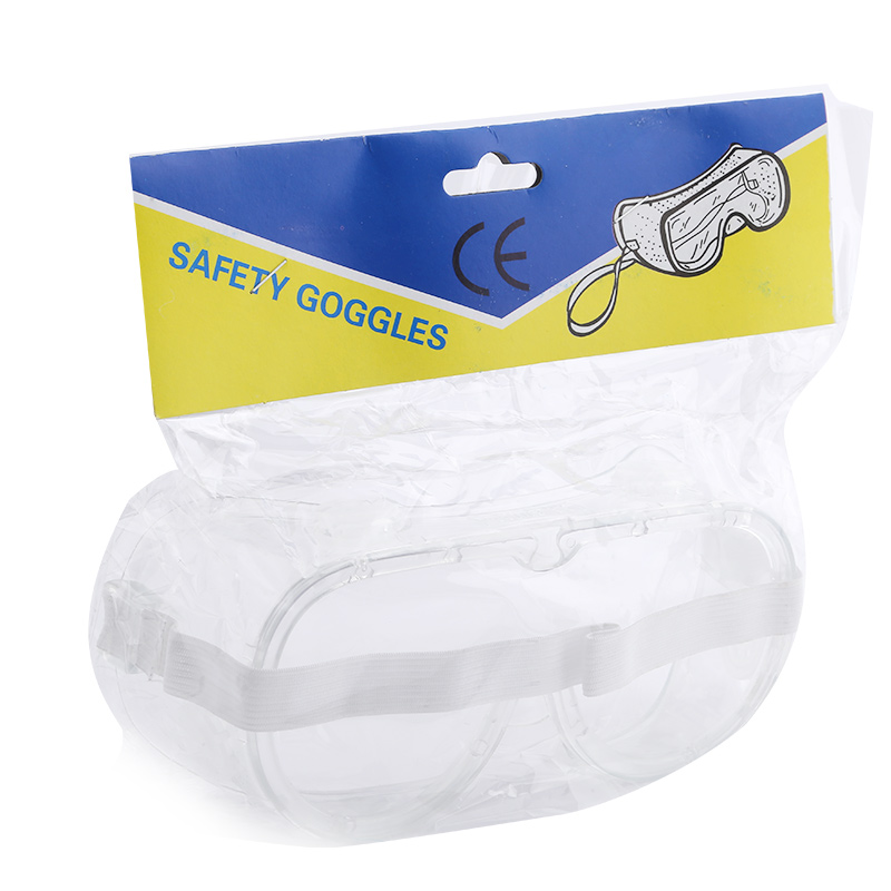 Fully transparent safety goggles