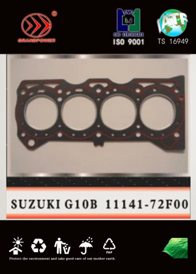 Professional sale rubber gasket cylinder head for Suzuki G10B 1114172F00 factory price