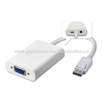 DisplayPort to VGA F + Audio Adapter Cable