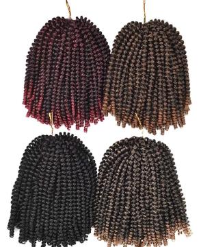 Alileader Factory Price Hot Sale Spring Twist Extensions 4 Colors Crochet Braids