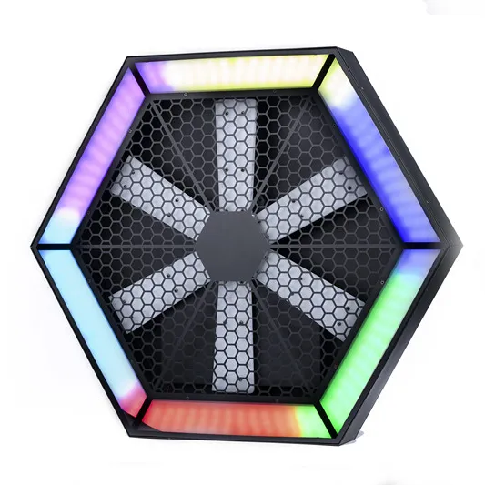 Factory Supply 6x60W LED Fan Light DMX Stage Lighting