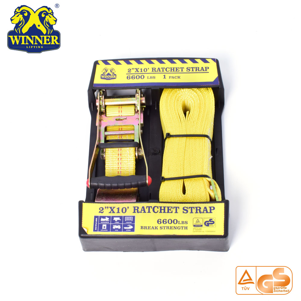 2 Inch High Tensile Light Ratchet Strap And Cargo Lashing Belt