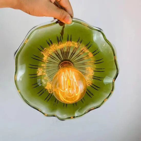 INSHINE flower image glass Wall Lamp