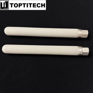 Titanium filter cartridge with a hex female thread connector