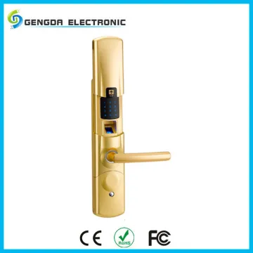 Home Gate Automation Touch Screen 6V Voice Smart Fingerprint Lock System