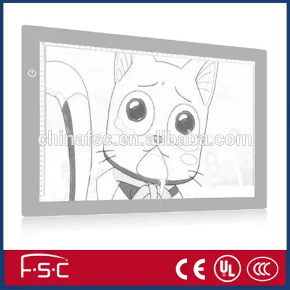 Good quality led cartoon animation light box animation tracing board
