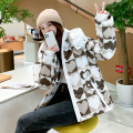 Hooded cotton coat love women winter