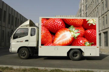outdoor mobile advertising vehicle