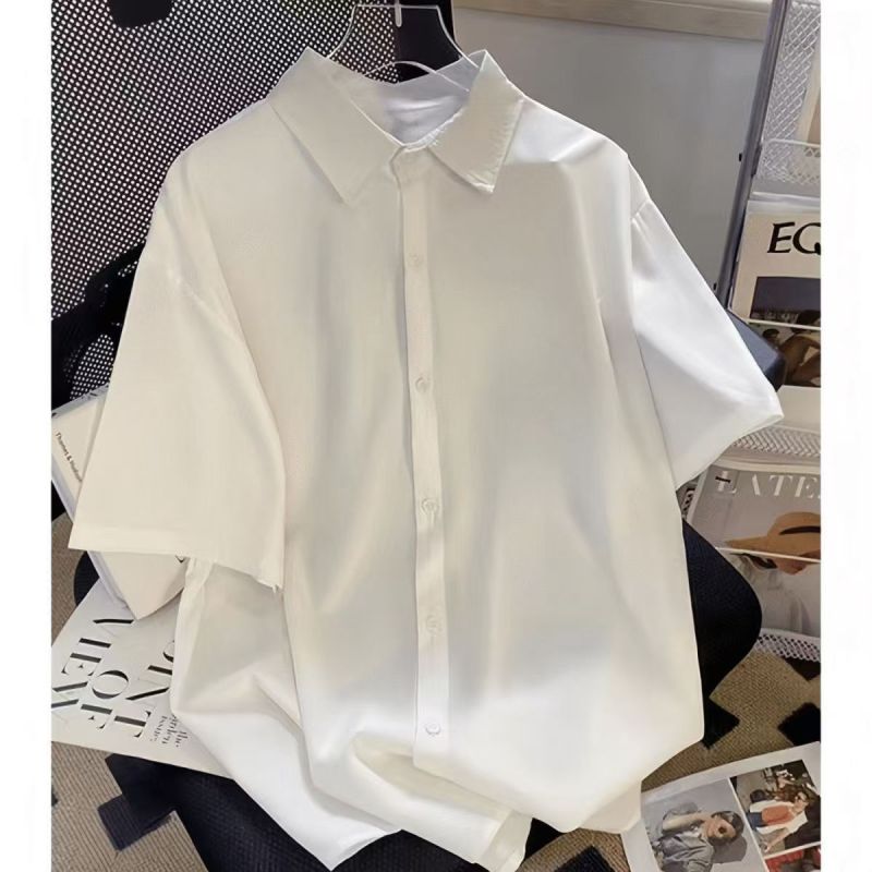 Colorful Gradient Short Sleeve Men Shirt