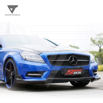 Carbonfaserlippe im Renntech-Stil für Mercedes-Benz CLS-Klasse CLS350/400/500 W218 (2010-2014)