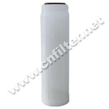 Refillable filter cartridge/drinking water filter