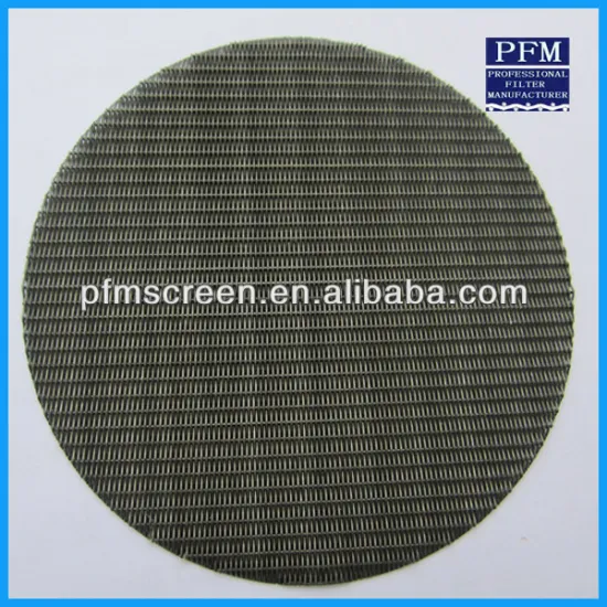 mild Mesh Disc for filtering plastic