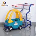 Grocery Store Children Plastic Shopping Trolley