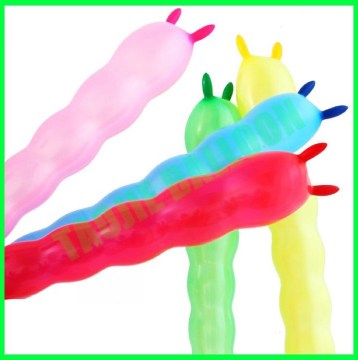 70 CM long Caterpillar shape balloon , animal latex balloon