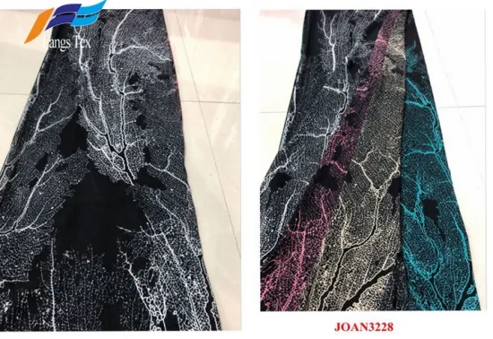 Polyester Digital Printed Black Abaya Veil Clothing Fabrics