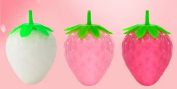 TPR soft toy cherry photochromic