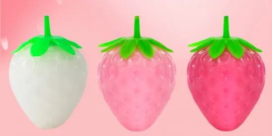 TPR soft toy cherry photochromic