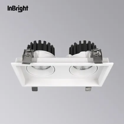 Adjustable LED Recessed Downlight - Spotlights 10W 15W 25W Double Head