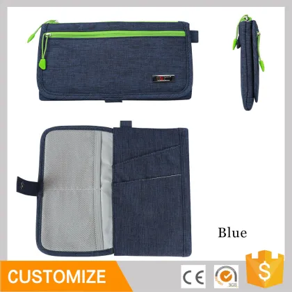 Colorful BUBM usb cable electronics travel organizer case bag