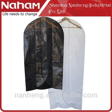 Naham household pvc clear plastic foldable garment zipper bag
