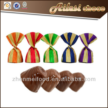 Single twists egg shaped plain chocolate