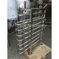 Stainless steel tube and shell wort chiller exchanger