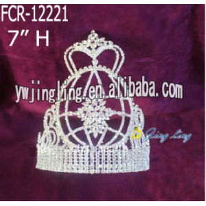 JingLing 7inch Earth Glitz Pageant Crowns