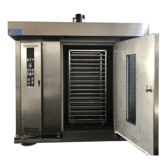 Baking Loaf Bread Rotary Oven with 32trays Capacity Trolley