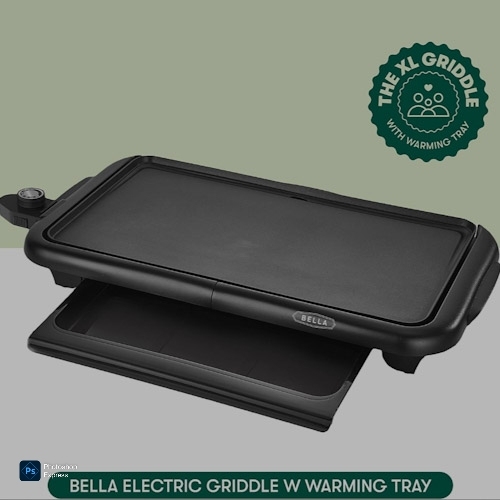 Stylish Electric Griddle for Home Cooking