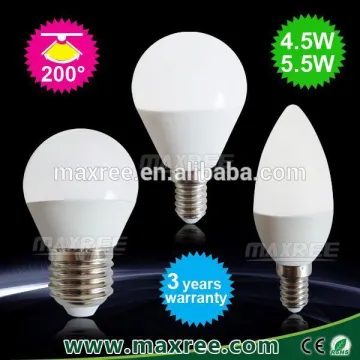 New desgin high quality household led bulb lamp 5w e27 g45