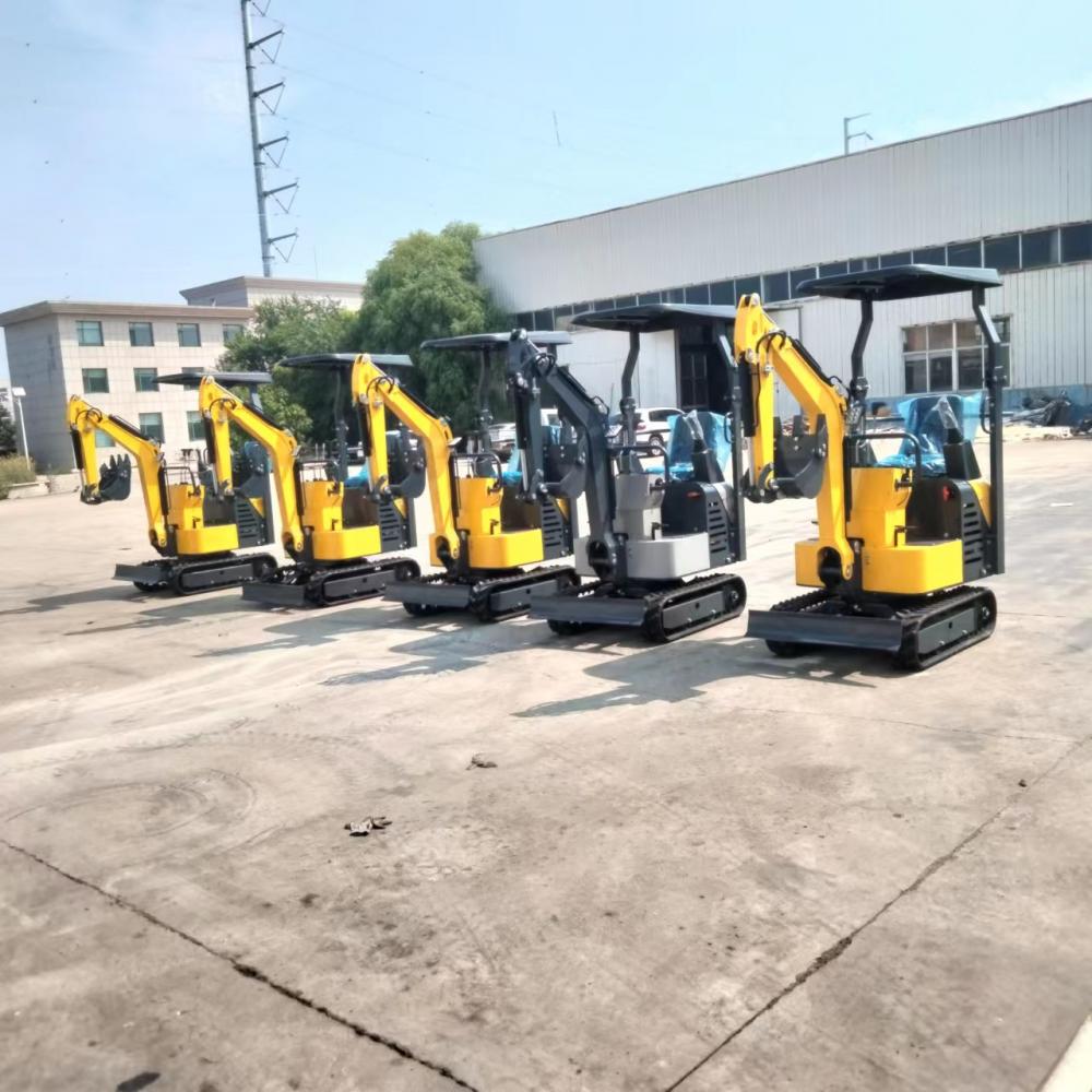 Landwirtschaftlicher Obstgarten Mini -Bagger 1000 kg mit Schwungboom