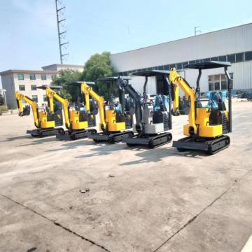 Agricultural orchard mini excavator 1000kg with swing boom