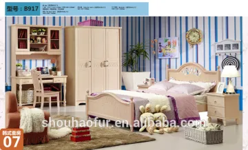 medittranean kids furniture solid wood bedroom set high quality