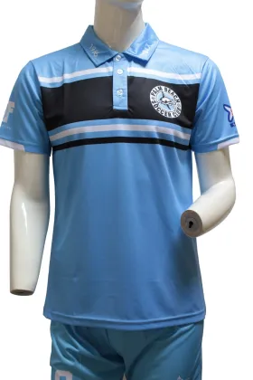 Custom Club Sublimated Cheap Blue Polo Shirts