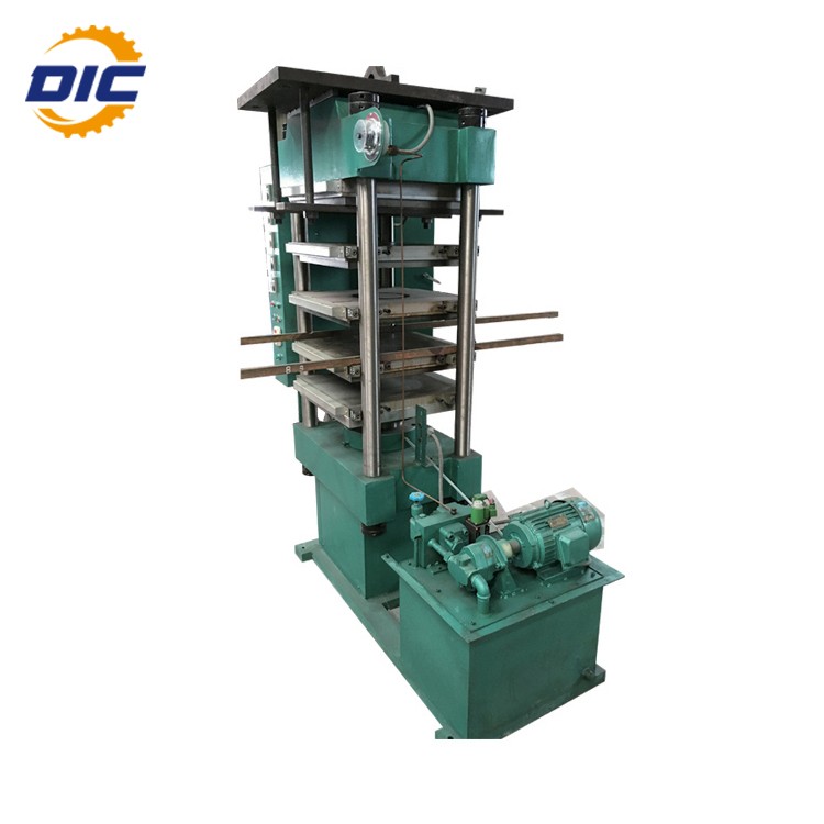 Rubber tiles vulcanizing press machine