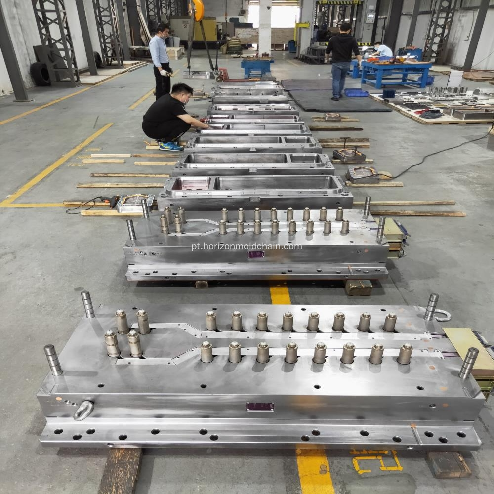 Alinhamento de produtos da caixa de moldes de injeção