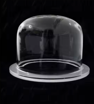 Wholesale High Temperature Resistant Quartz Dome - Customized Transparent Quartz Cover Glass Bell Jar