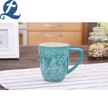 Fashion Promotional Ceramic Sublimation Mug With D-Handle