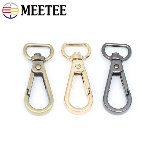 10/20/50pc Metal Buckles Lobster Clasps Swivel Trigger Clip Snap Buckle Hooks for Bags Handbag DIY Connection Hardware Accessory