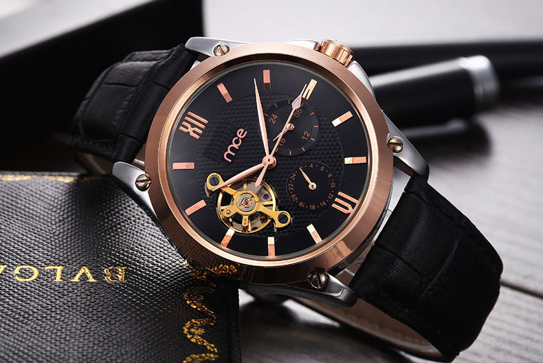 Genuine Leather Stainless Steel Back Customised Watch Genuine Leather Stainless Steel Back Customised Watch