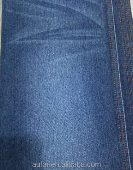 Blue denim fabric for jeans cotton Non stretch