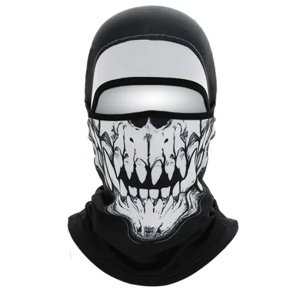 3D Printed Cycling Mask Sunshade Balaclava