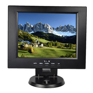 Quality Bus Monitor 9.7 inch TFT LCD Monitor VGA input 1024*768 resolution CE FCC RoHs Certificated
