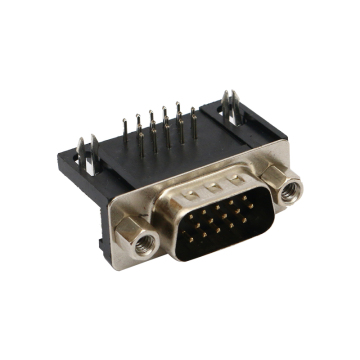 15 Pin Dual Row Male VGA Straight Electronic D-Sub Connector