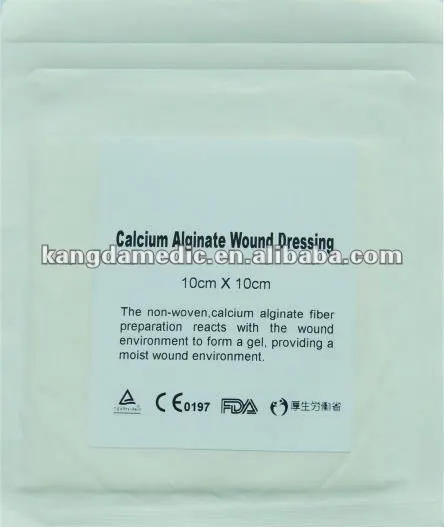 calcium alginate wound dressings