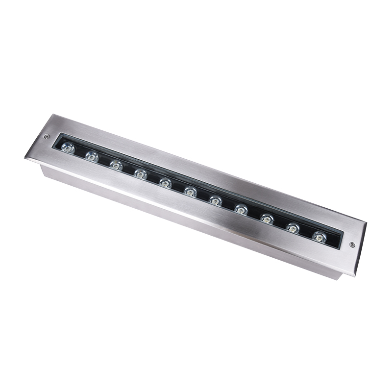 IP68 étanche extérieur 12 * 1W RVB long souterrain