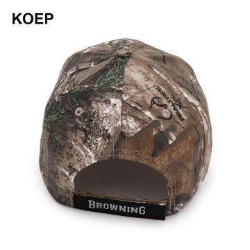 Hete stijl geborduurde baseballcap camouflagekap