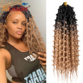 Косы Jungle Box Braids Faux Locs Вязаные крючком косы для волос