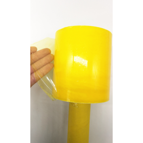 Colorful translucent handle stretch film