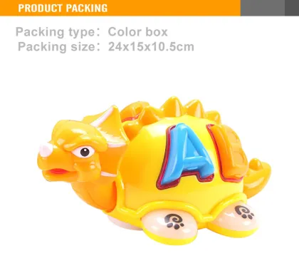 Ideas Cartoon B/O Block Dinosaur For Kids